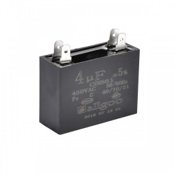 4UF 450VAC 50/60Hz Kondansatör | Motor Kapasitörü - 1