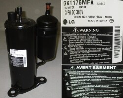 LG GKT176MFA R410A 3 Faz DC 380V Klima Kompresörü – 2. El Orijinal - LG